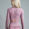 Seamless crop top Angel purple back