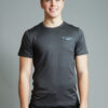T-shirt Plain Grey front