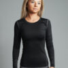 Compression long sleeve shirt Luto black front