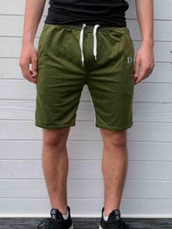 Mjukisshorts Theíos Olivgrön fram