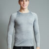Compression Long sleeve shirt Comp Grey front
