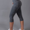 Seamless 3/4 Tights 3Q Grey side