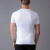 Compression t-shirt Adapt White back