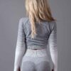 Seamless Tights Dignus Grey/White back