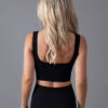 Ribbed Seamless Sports bra Lenis Black back