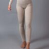 Ribbed Seamless Tights Lenis Beige front