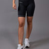Seamless Scrunch Shorts Aptus black front