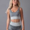 Seamless Sports bra Aptus grey front