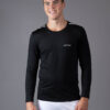 Long Sleeve Shadow Black front