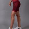 Seamless scrunch Shorts Aptus red side