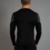 Long sleeve stripe black back