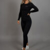 Long sleeve Active black whole body