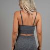 Seamless sports bra Lentus grey back