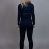 Fleece base layer set navy back
