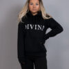Womens Hoodie Original Black front