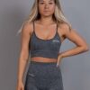 Seamless sports bra Lentus grey front