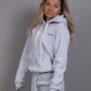 Womens Hoodie comfy grey side 2