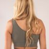 Aphrodite Seamless Sports bra green back