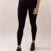 Black Aphrodite Seamless Tights front