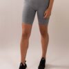 Four grey Seamless Shorts front