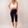 Ribbed seamless Grade set white front