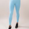 Scrunch blue seamless tights front