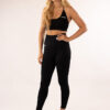 Four Scrunch Tights Black Whole