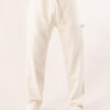 White Wide Comfy Pants front