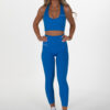 Ribbed Seamless Wavy Blue