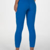 Ribbed Seamless Wavy Blue Tights Back 2