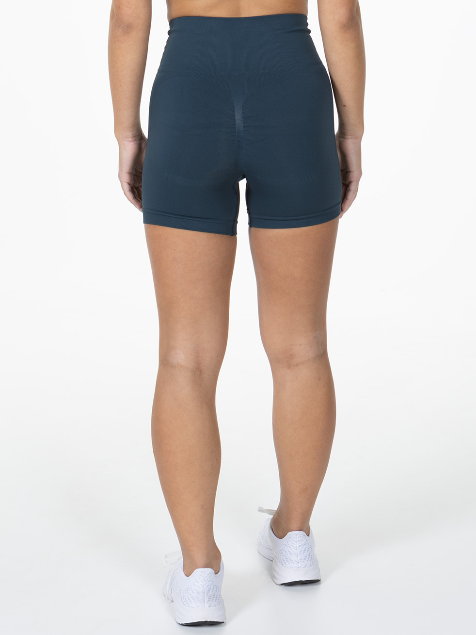 Prime Petrol Blue Seamless Shorts Back
