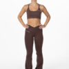 Flare Tights Brown Whole